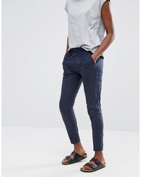 Женские темно-синие брюки от Minimum