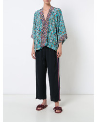 Женские темно-синие брюки от Figue