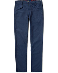 Мужские темно-синие брюки от Incotex