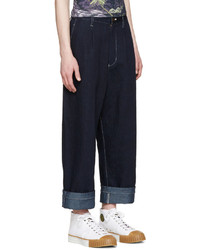 Мужские темно-синие брюки от Junya Watanabe