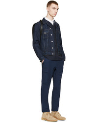 Мужские темно-синие брюки от Nanamica