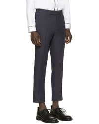 Мужские темно-синие брюки от Alexander McQueen