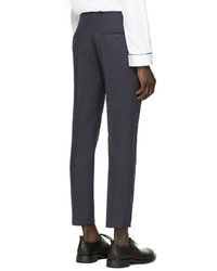 Мужские темно-синие брюки от Alexander McQueen