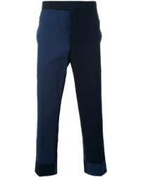 Мужские темно-синие брюки от Thom Browne