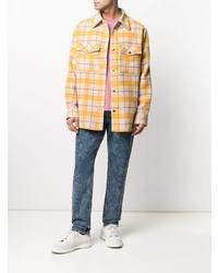 Мужские темно-синие вареные джинсы от Isabel Marant