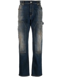 Мужские темно-синие вареные джинсы от Represent