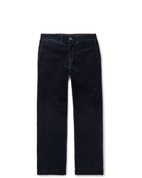 Мужские темно-синие вельветовые джинсы от RRL