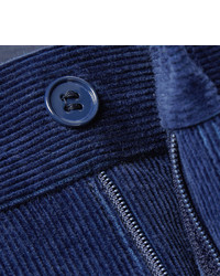 Мужские темно-синие вельветовые классические брюки от Acne Studios
