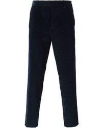 Мужские темно-синие вельветовые классические брюки от MSGM