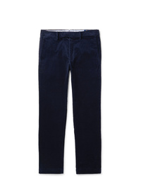 Мужские темно-синие вельветовые классические брюки от Polo Ralph Lauren
