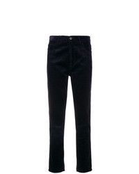 Темно-синие вельветовые узкие брюки от MiH Jeans