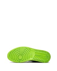 Мужские темно-синие высокие кеды из плотной ткани от Jordan