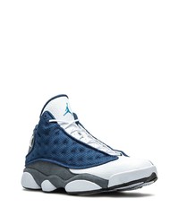 Мужские темно-синие высокие кеды от Jordan