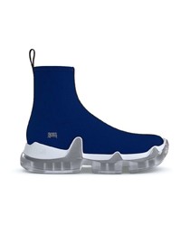 Мужские темно-синие высокие кеды от Swear