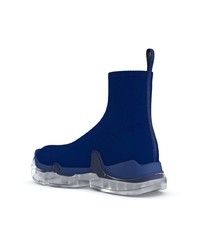 Мужские темно-синие высокие кеды от Swear