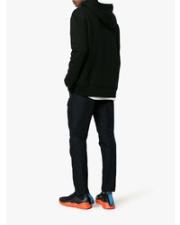 Мужские темно-синие высокие кеды от Fendi