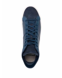 Мужские темно-синие высокие кеды от Diesel