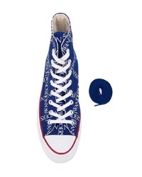 Мужские темно-синие высокие кеды от Converse X JW Anderson