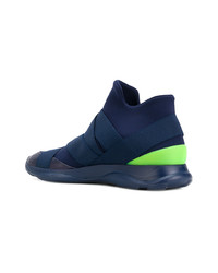 Мужские темно-синие высокие кеды от Christopher Kane