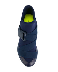 Мужские темно-синие высокие кеды от Christopher Kane