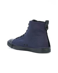 Мужские темно-синие высокие кеды от Calvin Klein Jeans