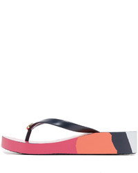 Темно-синие вьетнамки от Tory Burch