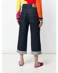 Темно-синие джинсовые брюки-кюлоты от Marc Jacobs