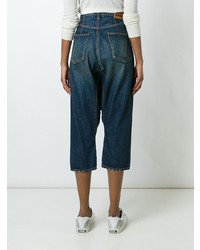 Темно-синие джинсовые брюки-кюлоты от Junya Watanabe