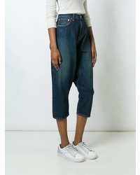 Темно-синие джинсовые брюки-кюлоты от Junya Watanabe