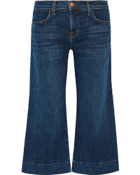 Темно-синие джинсовые брюки-кюлоты от J Brand
