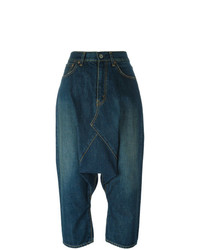 Темно-синие джинсовые брюки-кюлоты от Junya Watanabe