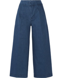 Темно-синие джинсовые брюки-кюлоты от Marni