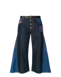 Темно-синие джинсовые брюки-кюлоты от Sonia Rykiel