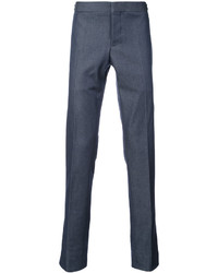 Мужские темно-синие джинсовые брюки от Thom Browne