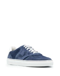 Мужские темно-синие джинсовые низкие кеды от Jacob Cohen