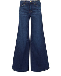 Темно-синие джинсовые широкие брюки от Frame