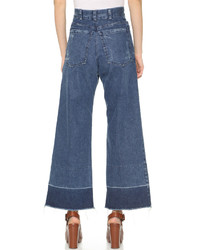 Темно-синие джинсовые широкие брюки от Rachel Comey