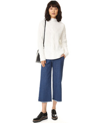 Темно-синие джинсовые широкие брюки от Won Hundred