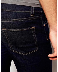 Мужские темно-синие джинсовые шорты от Asos