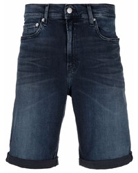 Мужские темно-синие джинсовые шорты от Calvin Klein Jeans