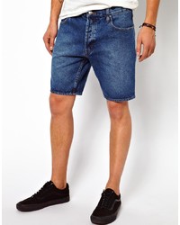Мужские темно-синие джинсовые шорты от Cheap Monday