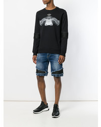 Мужские темно-синие джинсовые шорты от Frankie Morello