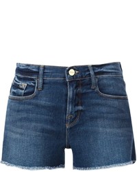 Женские темно-синие джинсовые шорты от Frame