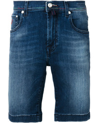 Мужские темно-синие джинсовые шорты от Jacob Cohen