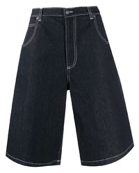 Мужские темно-синие джинсовые шорты от Moschino