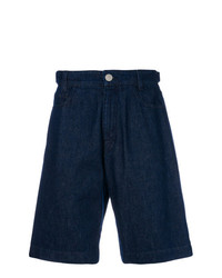 Мужские темно-синие джинсовые шорты от Raf Simons