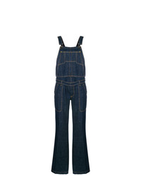 Темно-синие джинсовые штаны-комбинезон от Dolce & Gabbana Vintage