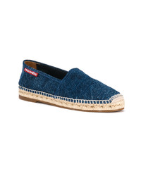 Мужские темно-синие джинсовые эспадрильи от DSQUARED2