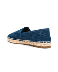 Мужские темно-синие джинсовые эспадрильи от DSQUARED2