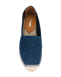 Мужские темно-синие джинсовые эспадрильи от DSQUARED2